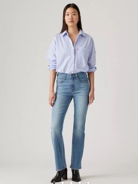 Levi's 725 Heritage Medium Wash Bootcut Jeans